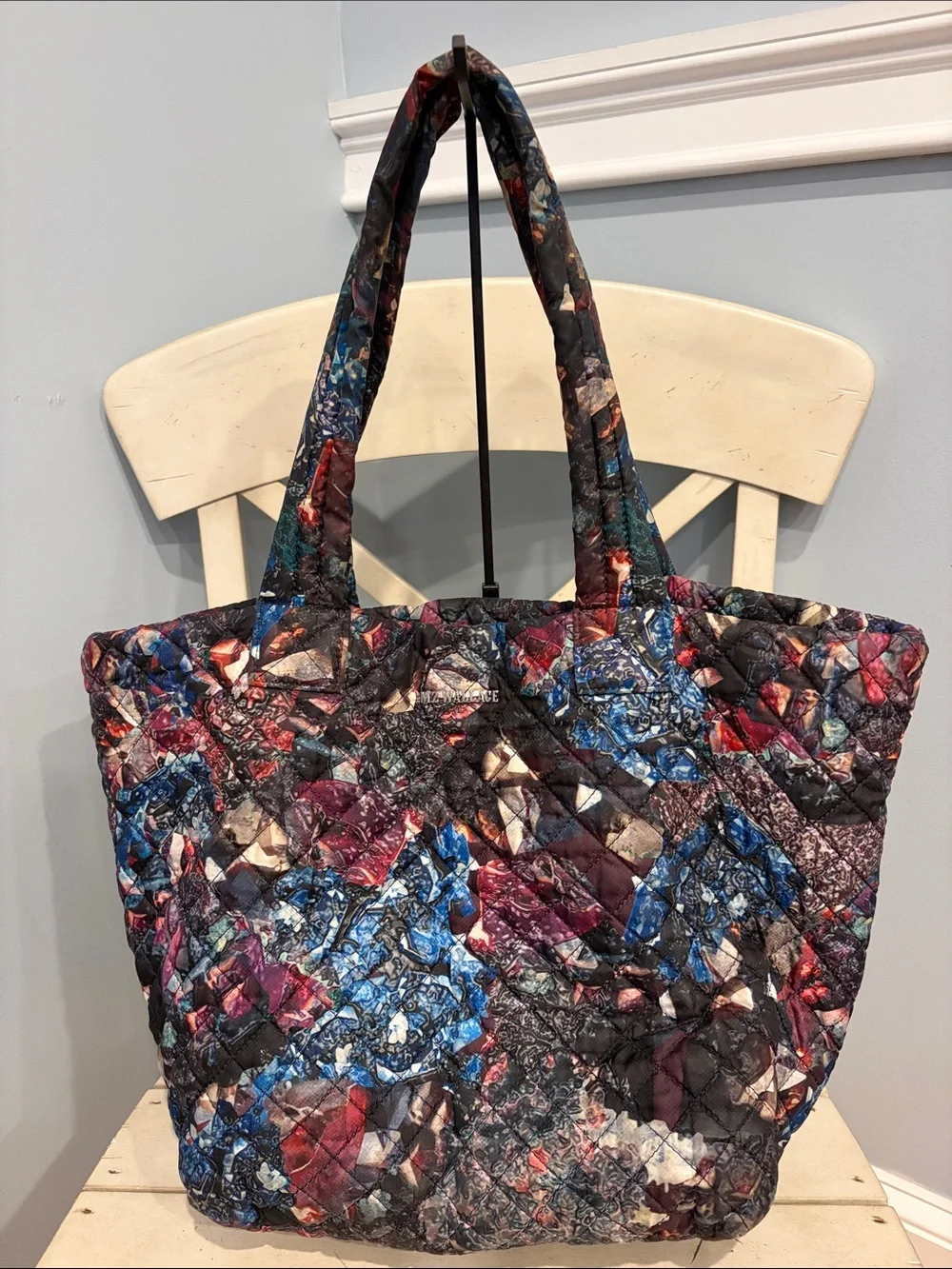 MZ WALLACE Jewel Multicolor Medium Metro Tote Bag